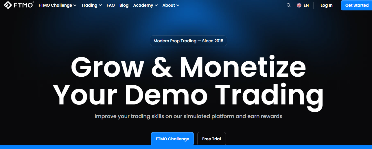 FTMO（エフティーエムオー）公式サイト トップページ